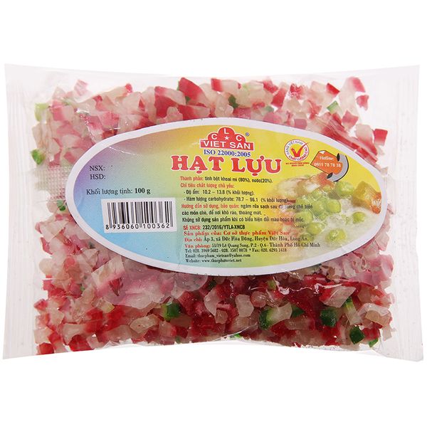  Hạt lựu Việt San gói 100g 