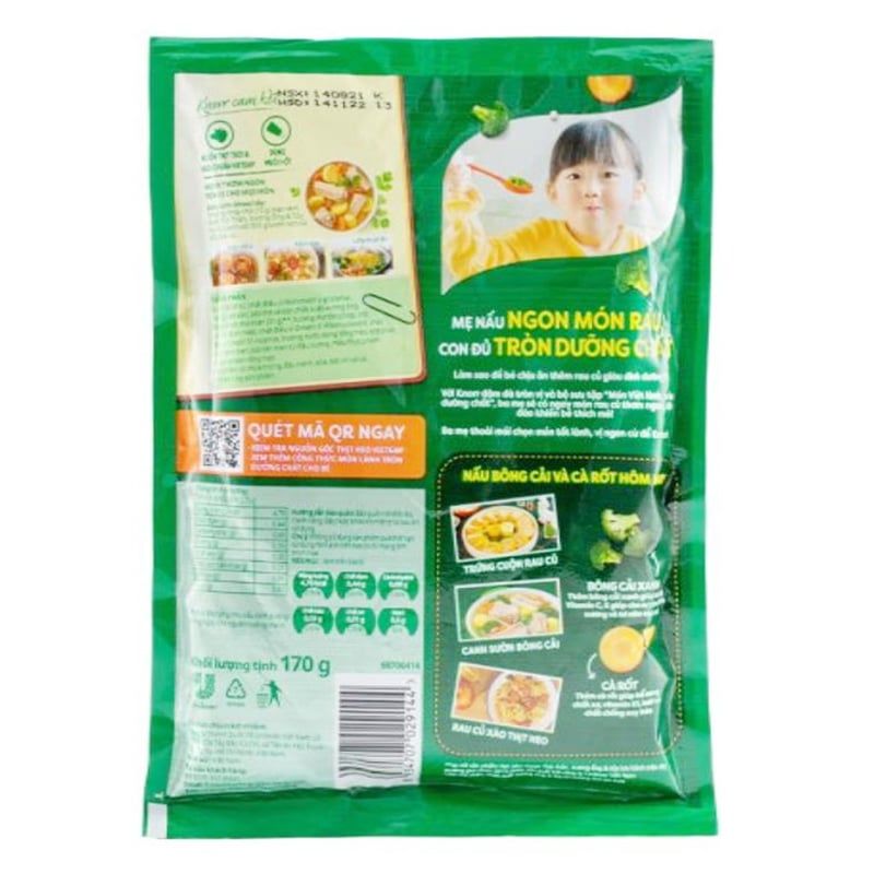  Hạt nêm Knorr Thịt thăn xương ống tủy thùng 32 gói x 170g 
