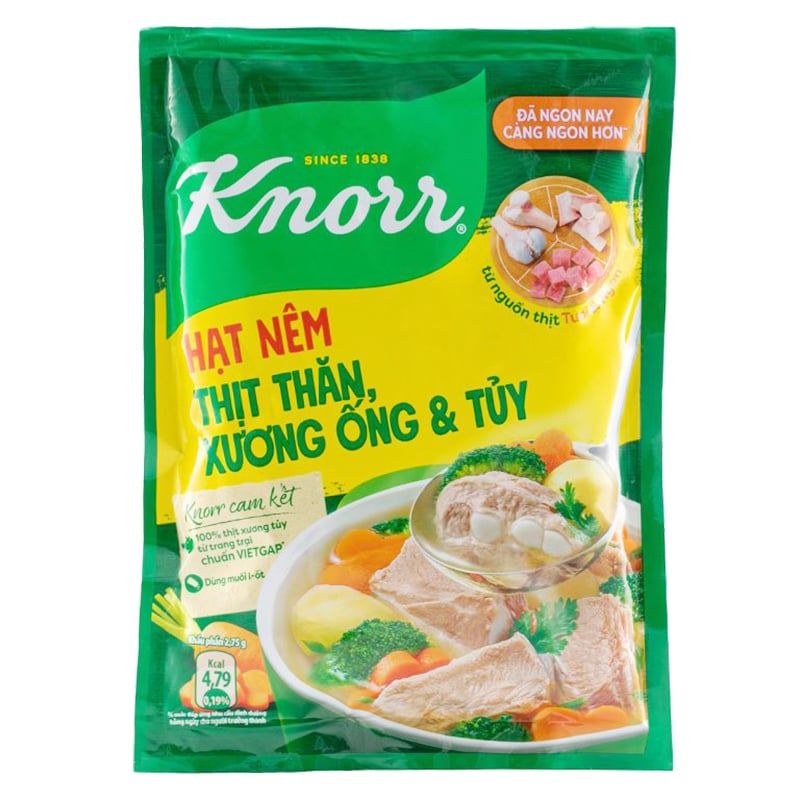 Hạt nêm Knorr Thịt thăn xương ống tủy thùng 32 gói x 170g 