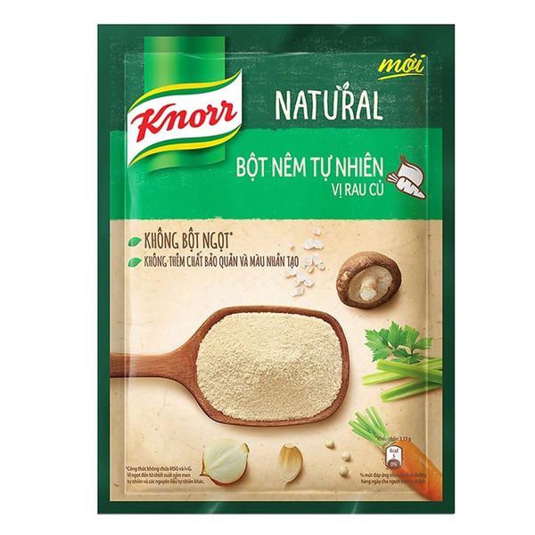  Hạt nêm tự nhiên vị rau củ Knorr Natural gói 150g 