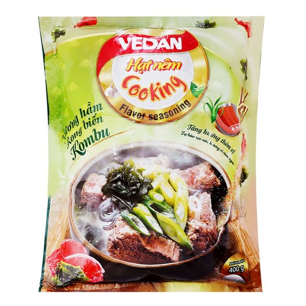  Hạt nêm xương hầm rong biển Kombu Vedan gói 400g 