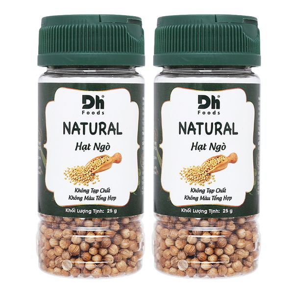  Hạt ngò Dh Foods Natural bộ 2 hũ x 25g 