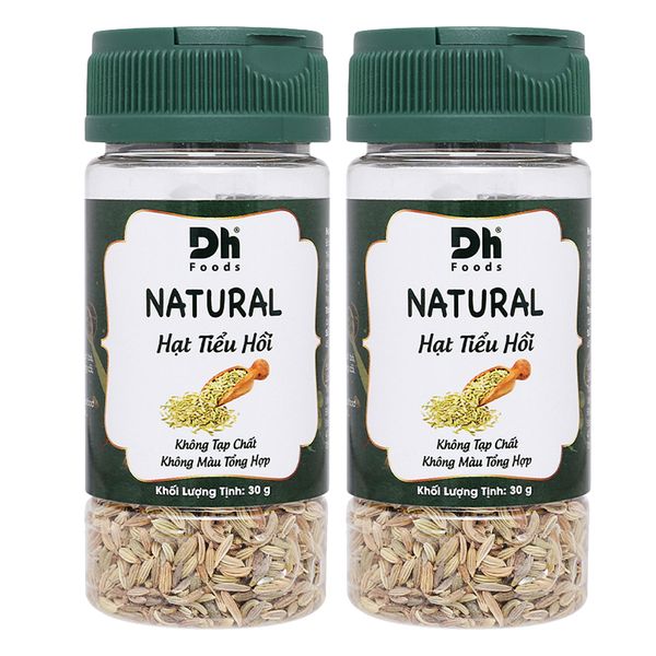  Hạt tiểu hồi Dh Foods Natural bộ 2 hũ x 30g 