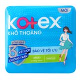  Băng vệ sinh Kotex khô thoáng Maxi không cánh gói 8 miếng 