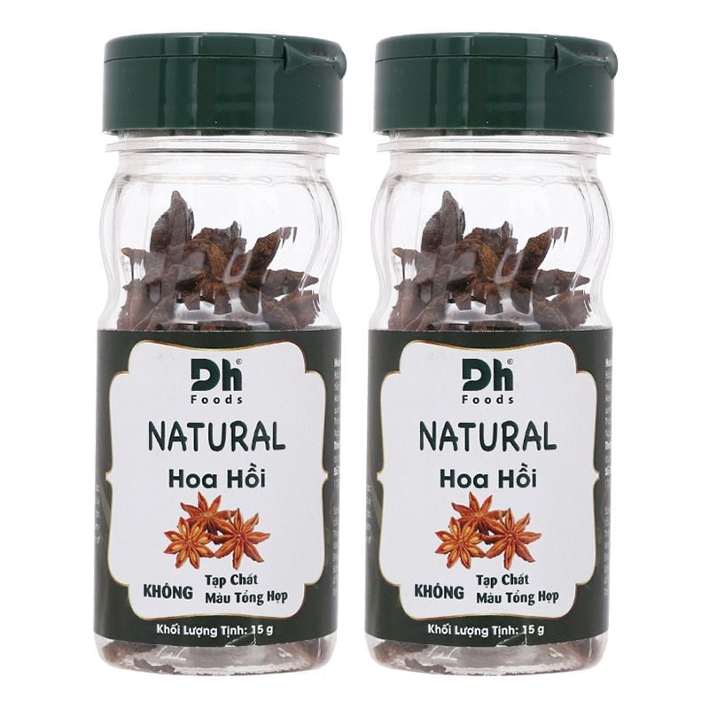  Hoa hồi Dh Foods Natural bộ 2 hũ x 15g 