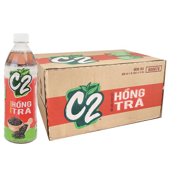  Hồng trà C2 thùng 24 chai x 500ml 