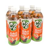  Hồng trà C2 vị đào thùng 24 chai x 455 Ml 