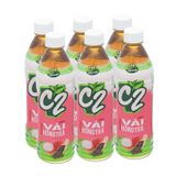  Hồng trà C2 vị vải chai 455 ml 