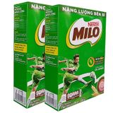  Thức uống dinh dưỡng Milo Nestlé sữa lúa mạch 3 trong 1 bộ 2 hộp x 285g 