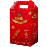  Nước uống hồng sâm 6 tuổi Biok vị mật ong hộp 12 lon x 200 ml 