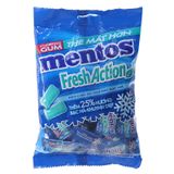  Kẹo singum có đường Mentos vị bạc hà và khuynh diệp gói 112g 