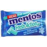  Kẹo singum có đường Mentos Fresh Action vị bạc hà và khuynh diệp 11g 