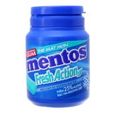  Kẹo singum có đường Mentos Fresh Action vị bạc hà và khuynh diệp 56g 