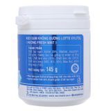 Kẹo singum không đường Lotte Xylitol vị bạc hà 145g 