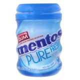  Kẹo singum không đường Mentos Pure Fresh vị bạc hà và trà xanh 61.25g 