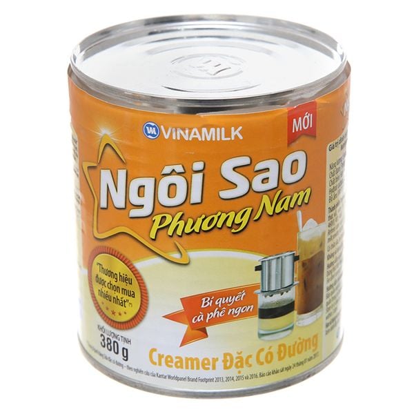  Kem đặc có đường Ngôi sao Phương Nam cam lon 380g 