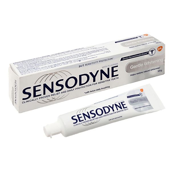  Kem đánh răng Sensodyne whitning trắng răng tự nhiên tuýp 100g 