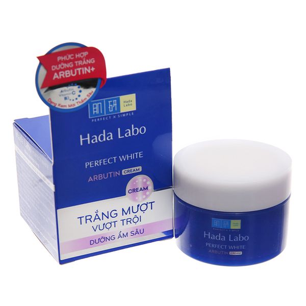  Kem dưỡng Hada Labo Perfect White dưỡng trắng tối ưu 50g 