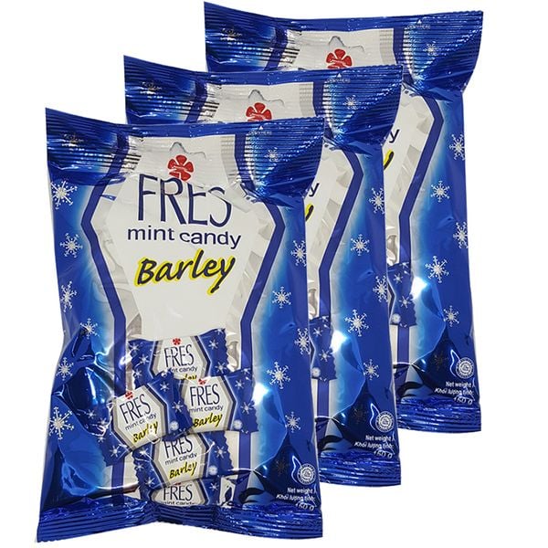  Kẹo bạc hà Fres Mint Barley bộ 3 gói x 150g 