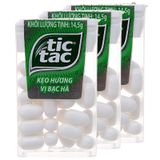  Kẹo bạc hà Tic Tac bộ 3 hộp x 14.5g 