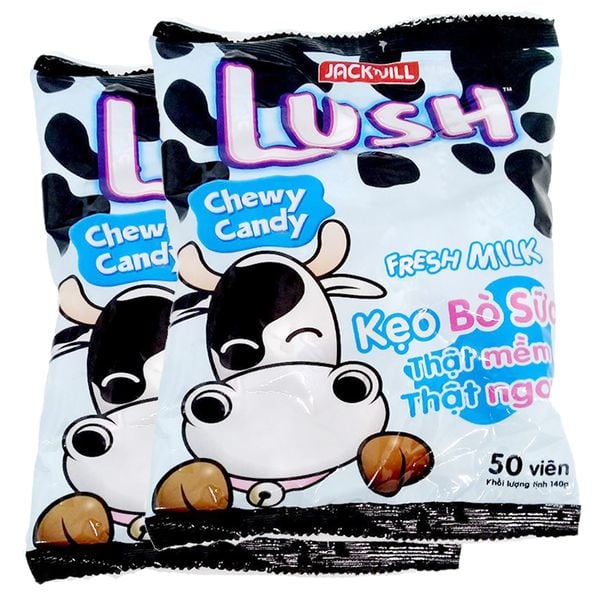  Kẹo bò sữa Lush Jack n Jill bộ 2 gói x 140g 