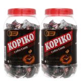  Kẹo cà phê Kopiko vị classic bộ 2 hũ x 600g 