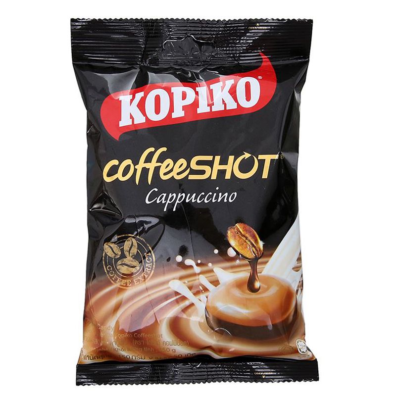  Kẹo cà phê sữa Kopiko vị cappuccino thùng 24 gói x 135g 