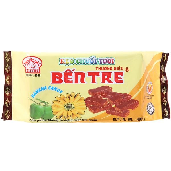  Kẹo chuối tươi Bến Tre gói 400g 