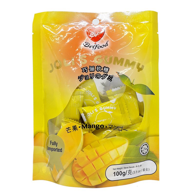  Kẹo dẻo Belffood Joli's Gummy hương xoài gói 100g 
