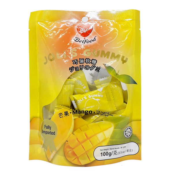  Kẹo dẻo Belffood Joli's Gummy hương xoài gói 100g 