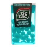  Kẹo hương bạc hà lục Tic Tac bộ 3 hộp x 14.5g 