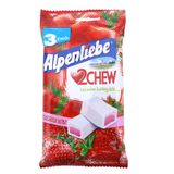  Kẹo mềm 2 Chew Alpenliebe hương dâu 3 thanh gói 73,5g 