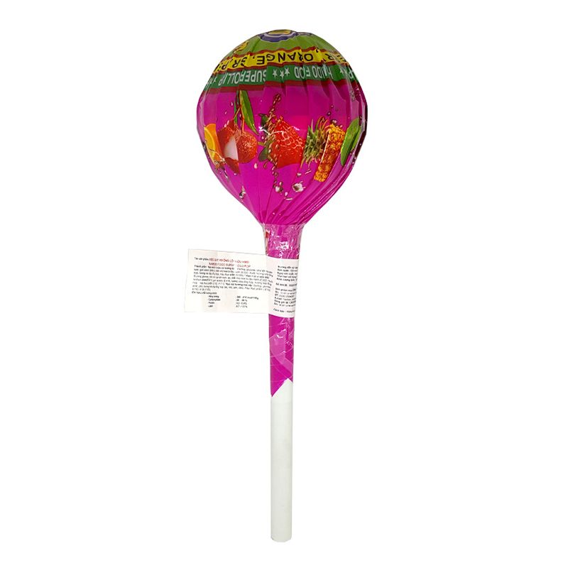  Kẹo mút HMD vị sữa và hương dâu cây 150g 