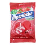  Kẹo ngậm Alpenliebe hương dâu kem gói 120g 