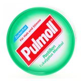  Kẹo ngậm ho Pulmoll Eukalypus menthol không đường vị bạc hà hộp 50g 