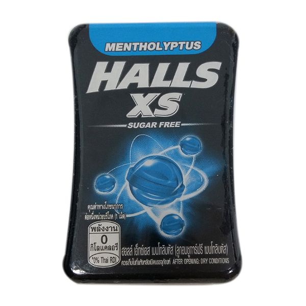  Kẹo ngậm không đường Halls XS hương bạc hà hộp 15g 