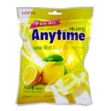  Kẹo ngậm Lotte Anytime hương chanh bộ 3 gói x 74g 