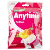  Kẹo ngậm Lotte Anytime mận đào bộ 3 gói x 74g 