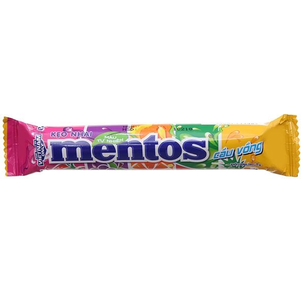  Kẹo nhai Mentos Cầu vồng thỏi 30g 