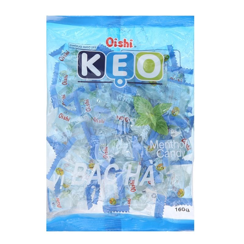  Kẹo Oishi vị bạc hà gói 85g 