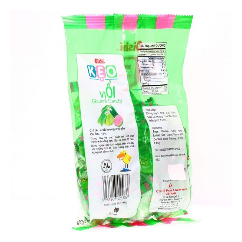  Kẹo Oishi vị ổi gói 85g 