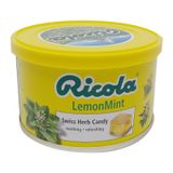  Kẹo thảo mộc không đường chanh bạc hà Ricola LemonMint hộp 100g 