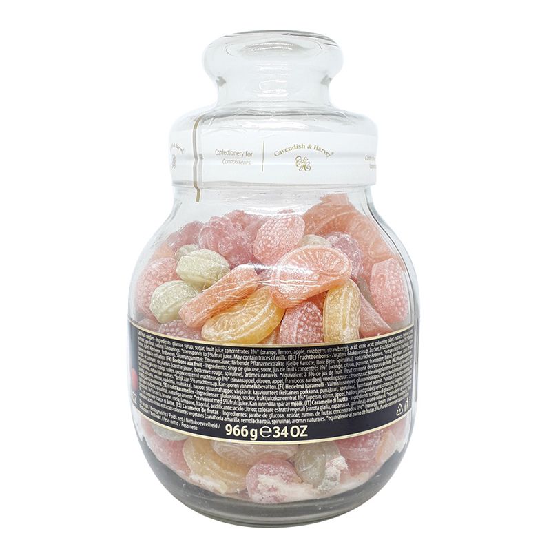  Kẹo trái cây Cavendish & Harvey Mix Fruit Selection hũ 966g 