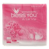  Khăn giấy ăn Bless You À La Vie 1 lớp lốc 3 gói x 100 tờ 