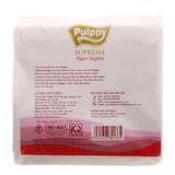  Khăn giấy ăn Pulppy Supreme 2 lớp bộ 3 gói x 80 tờ 