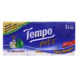  Khăn giấy bỏ túi Tempo Petit hương gỗ táo 4 lớp 18 gói x 10 tờ 