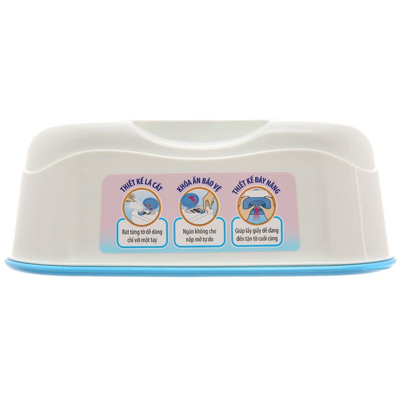  Khăn ướt em bé Bobby không mùi lốc 3 hộp x 80 miếng 
