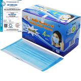  Khẩu trang y tế Famapro sỉ 4 lớp màu đen hộp 50 cái 