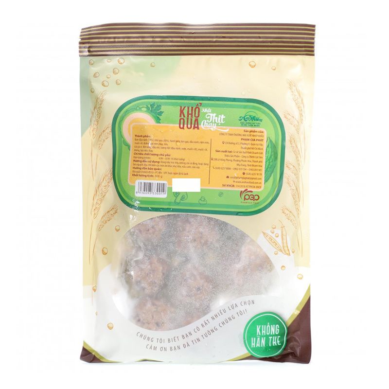 Khổ qua nhồi thịt chay An Nhiên khay 300g 