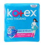  Băng vệ sinh Kotex khô thoáng siêu mỏng cánh gói 8 miếng 